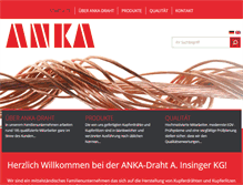 Tablet Screenshot of anka-draht.de